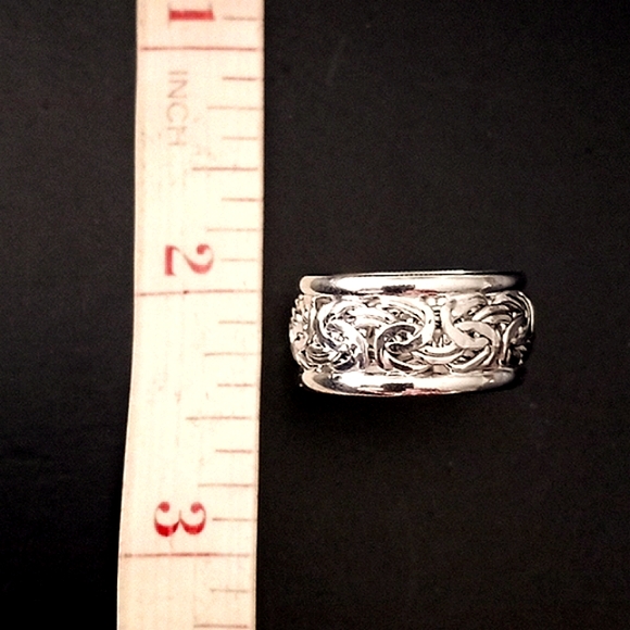 ❗️SOLD❗️14k White Gold Unisex Ring - Picture 11 of 13